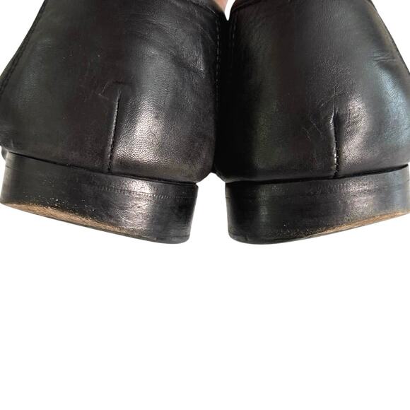Allen Edmonds Verona II black loafers silver toned horsebit detail size 10 main image 5